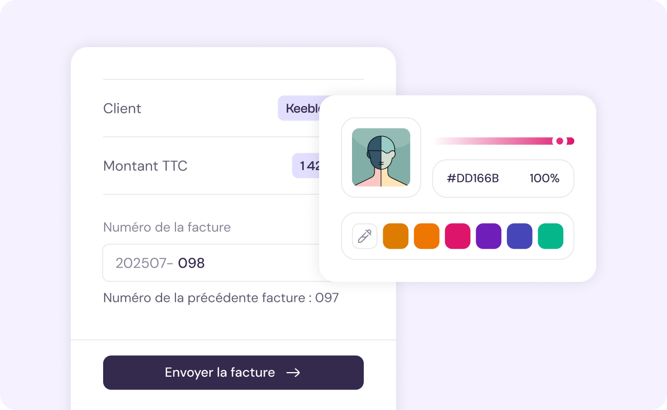 Logiciel de facturation avec design personnalisable