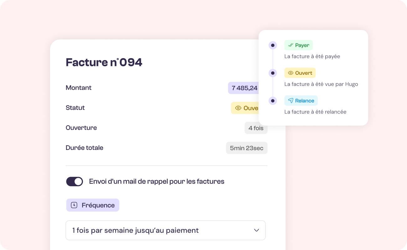 Logiciel de facturation avec suivi en temps réel des devis et factures