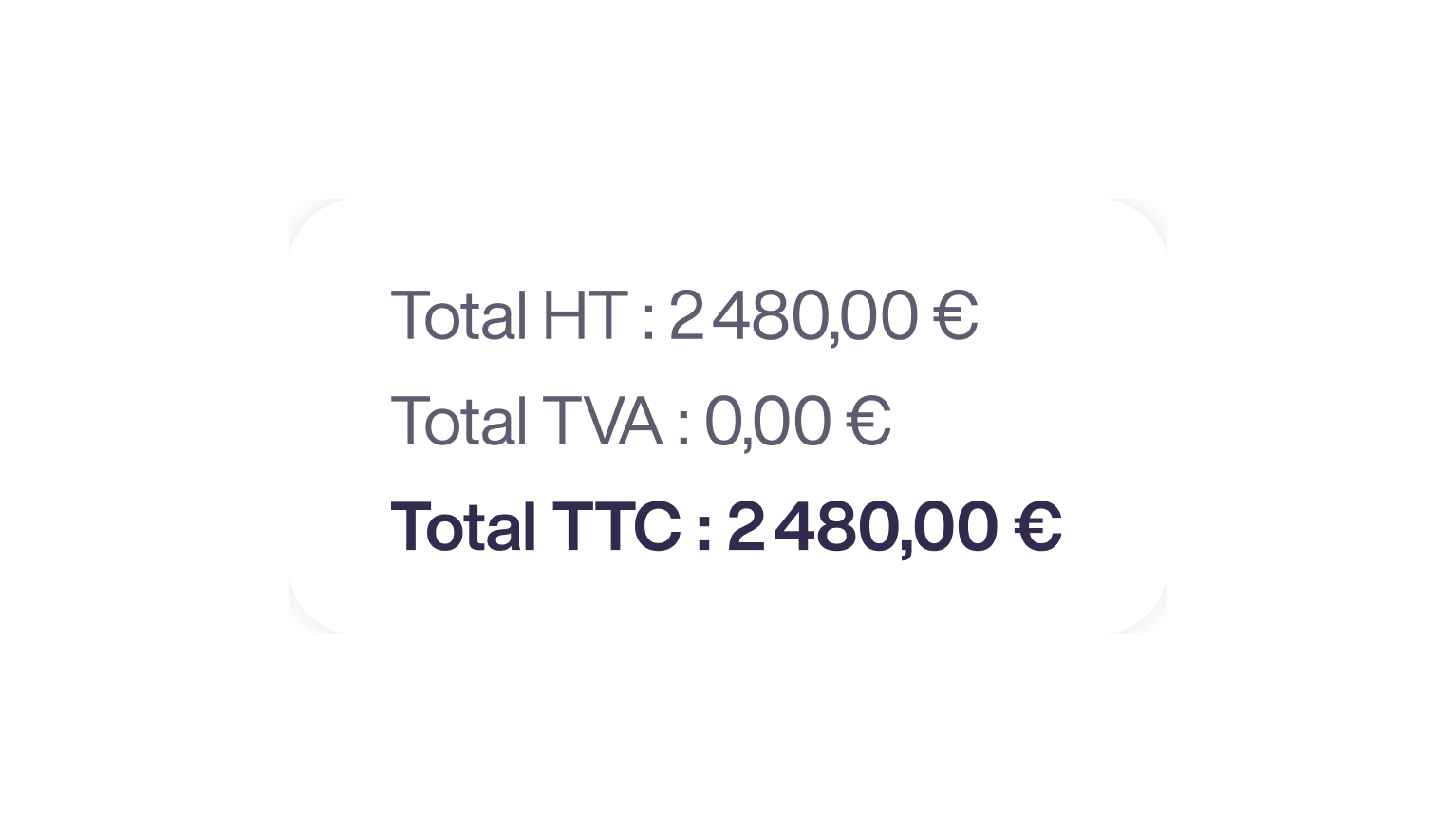 Logiciel de facturation avec devis modulables 6 Total