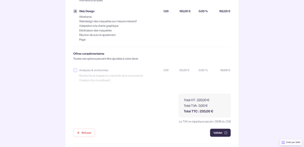 Accélérer la signature de vos devis avec Selki 2 image 4